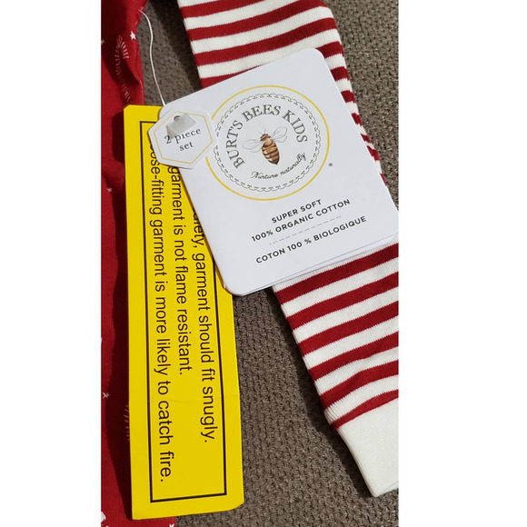 NWT Burt's Bees Baby Boys' Pajama Set, Snug Fit - 3T - Picture 9 of 9